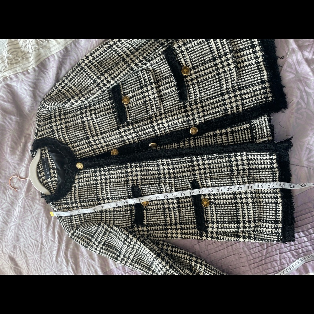 Tweed Chanel style blazer